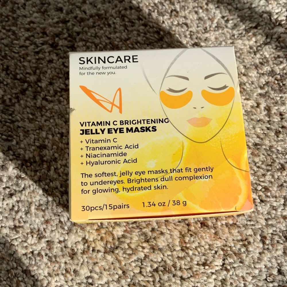Vitamin C Brightening Jelly Eye Masks — Yellow